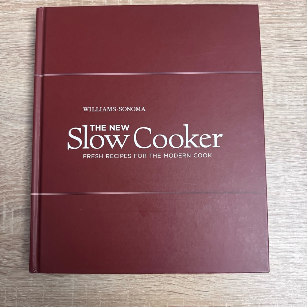 Williams Sonoma Red Slow Cooker Recipe Book